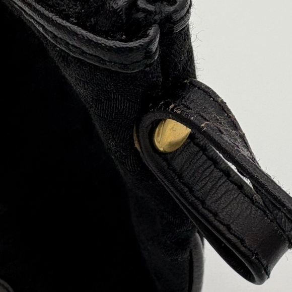 Nina Ricci Vintage Black Canvas Crossbody Purse with Leather Accents/Strap - Picture 11 of 11